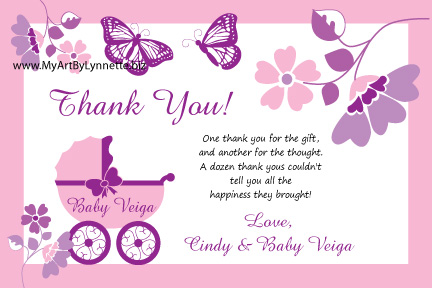 thank you note wording for baby gift